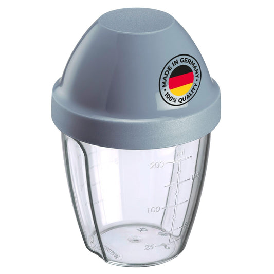 Westmark Schüttelbecher 250ml mit Mixscheibe Blau